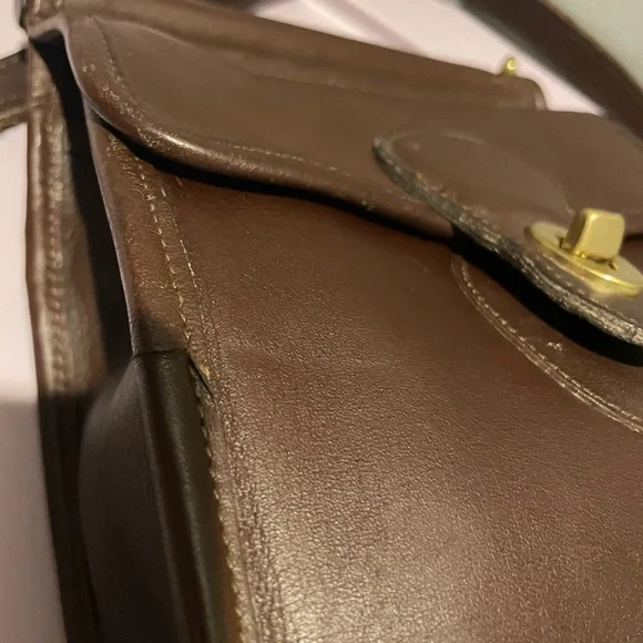 Coach Brown Leather Crossbody Bag - Picture 4 of 14